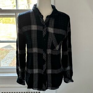 Rails Plaid Button-up Shirt, Sz S